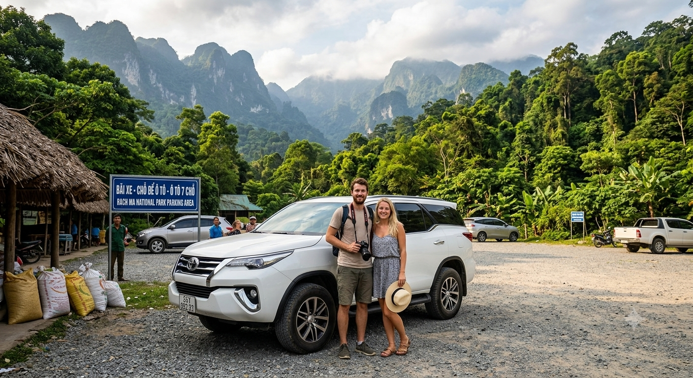 Hoi An To Bach Ma National Park Private Car Transfer