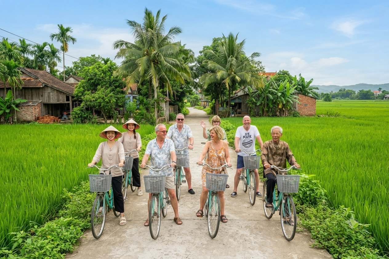Hoi An Cycling Tour To Cam Kim Village