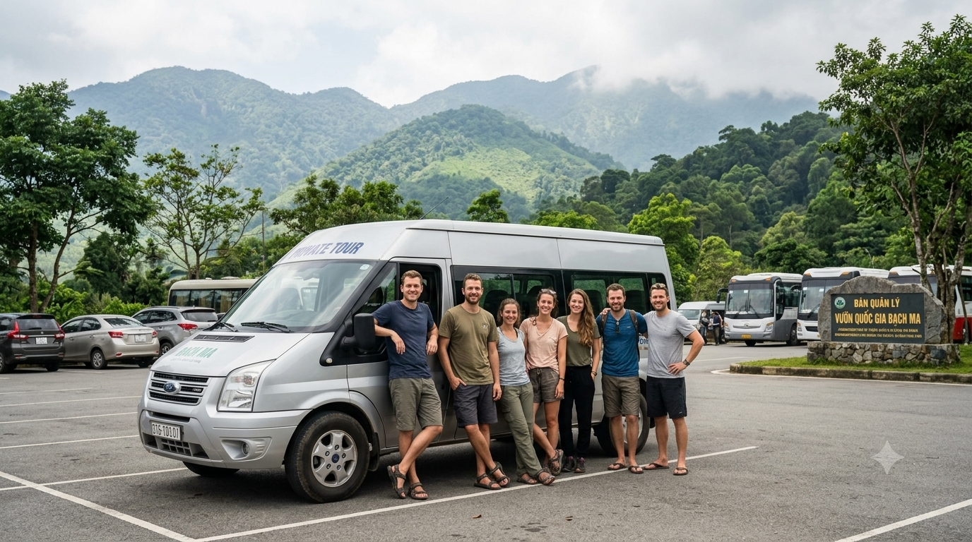 Hoi An To Bach Ma National Park Private Car Transfer