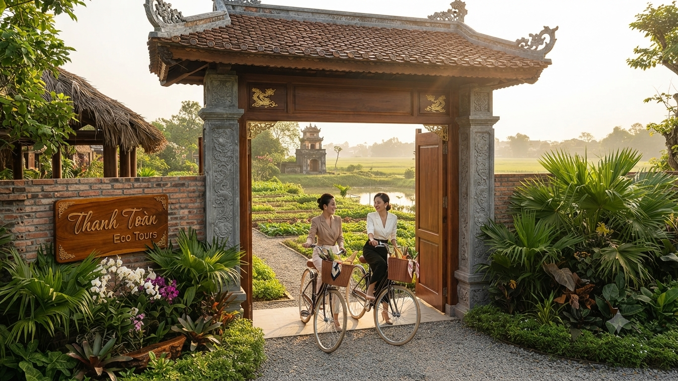 Hue Cooking Class Tour – Thanh Toan Eco Tours